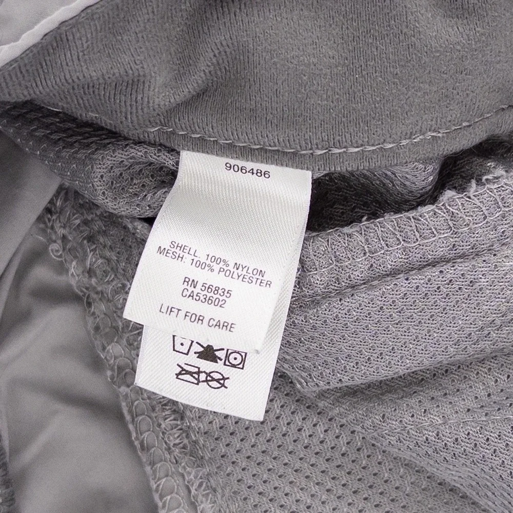 Cabelas Mens Large Guidewear Cargo Shorts Gray Nylon Lightweight Hiking Gorpcore